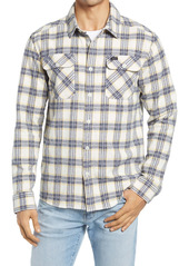 Men's Rvca That'Ll Work Regular Fit Plaid Flannel Button-Up Shirt