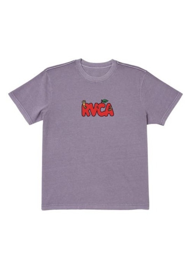 RVCA Apple a Day Logo Graphic T-Shirt