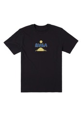 RVCA Blue Lagoon Cotton Graphic T-Shirt