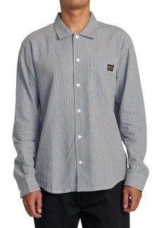RVCA Dayshift Stripe Button-Up Shirt