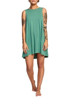 RVCA Eclipse Swing Minidress in Green Ivy at Nordstrom