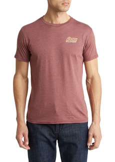 RVCA Foul Ball Short Sleeve Crew T-Shirt in Burgundy Heather at Nordstrom Rack