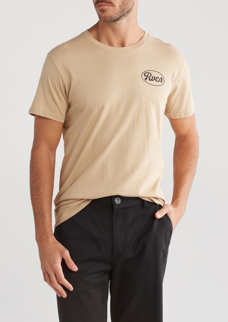 RVCA High Voltage Short Sleeve Crew T-Shirt in Sand at Nordstrom Rack