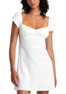 Rvca Juniors' Tess Mini Dress - Whisper White