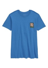 RVCA Kids' Reactor Graphic Tee in French Blue at Nordstrom