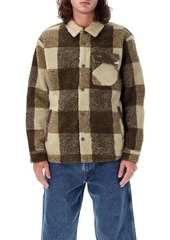 RVCA Lockheart zip-up sherpa fleece