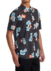 Rvca Men's Anytime Short Sleeve Shirt - Garage Blue