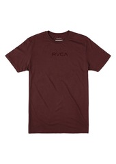 RVCA Men's Small Logo Graphic Tee in Oxblood Red at Nordstrom