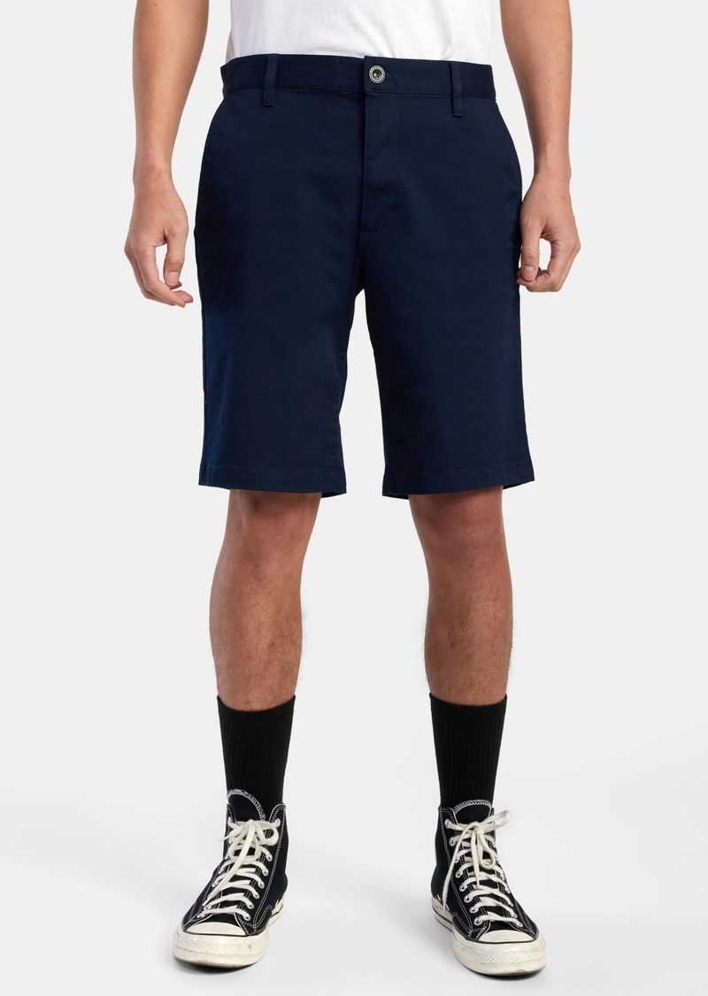 Rvca Men's Weekend Stretch Chino Shorts - Navy Marine