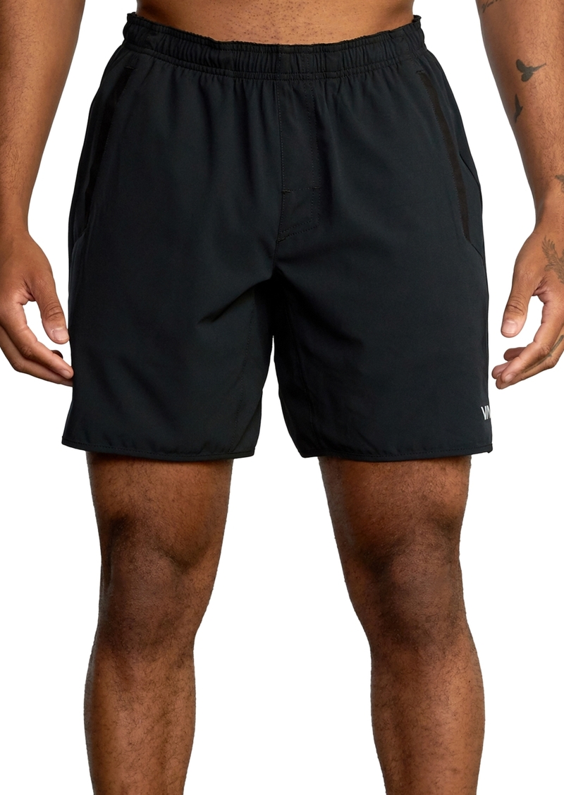 "Rvca Men's Yogger Stretch 17"" Shorts - Black"