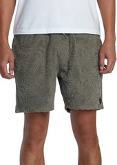 RVCA Palms Down Terry Cloth Jacquard Shorts