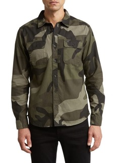 RVCA Panhandle Camo Cotton Flanne Button-Up Shirt at Nordstrom