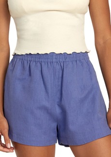 RVCA Sawyer Linen Blend Shorts in Coast at Nordstrom Rack