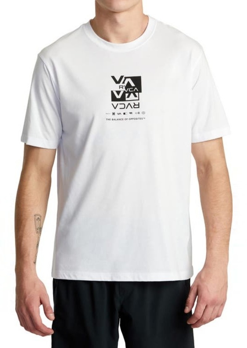 RVCA Splitter Stacks Performance Graphic T-Shirt