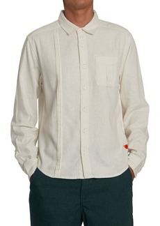 RVCA Spun Spirit Studio Linen Blend Button-Up Shirt
