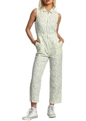 RVCA Sunny Floral Linen & Cotton Jumpsuit