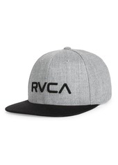 RVCA Twill Snapback II Baseball Cap