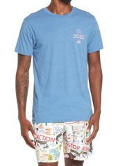 RVCA Vibrations Graphic Tee in French Blue at Nordstrom