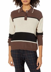 RVCA Junior's DECISIVE Polo Sweater  M