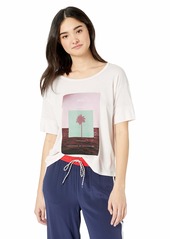 RVCA Women's Horizon Drapey Short Sleeve T-Shirt  S