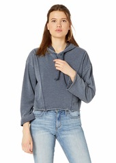 RVCA Junior's AVA Crop Hooded Fleece Pullover Sweatshirt  XS