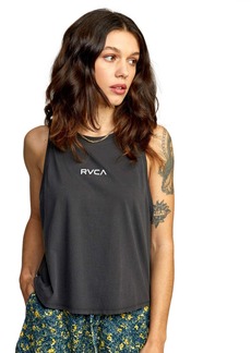 RVCA Women's Graphic Tank Top Shirt  Black