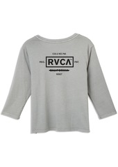 RVCA Women's Oil and Water Long Sleeve Crew Neck T-Shirt  L