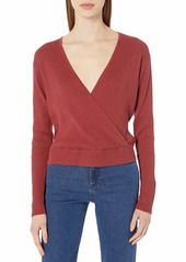 RVCA Women's Pointed Cross Front Sweater  L