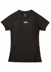RVCA womens VA Compression Long Sleeve Athlectic Shirt black L
