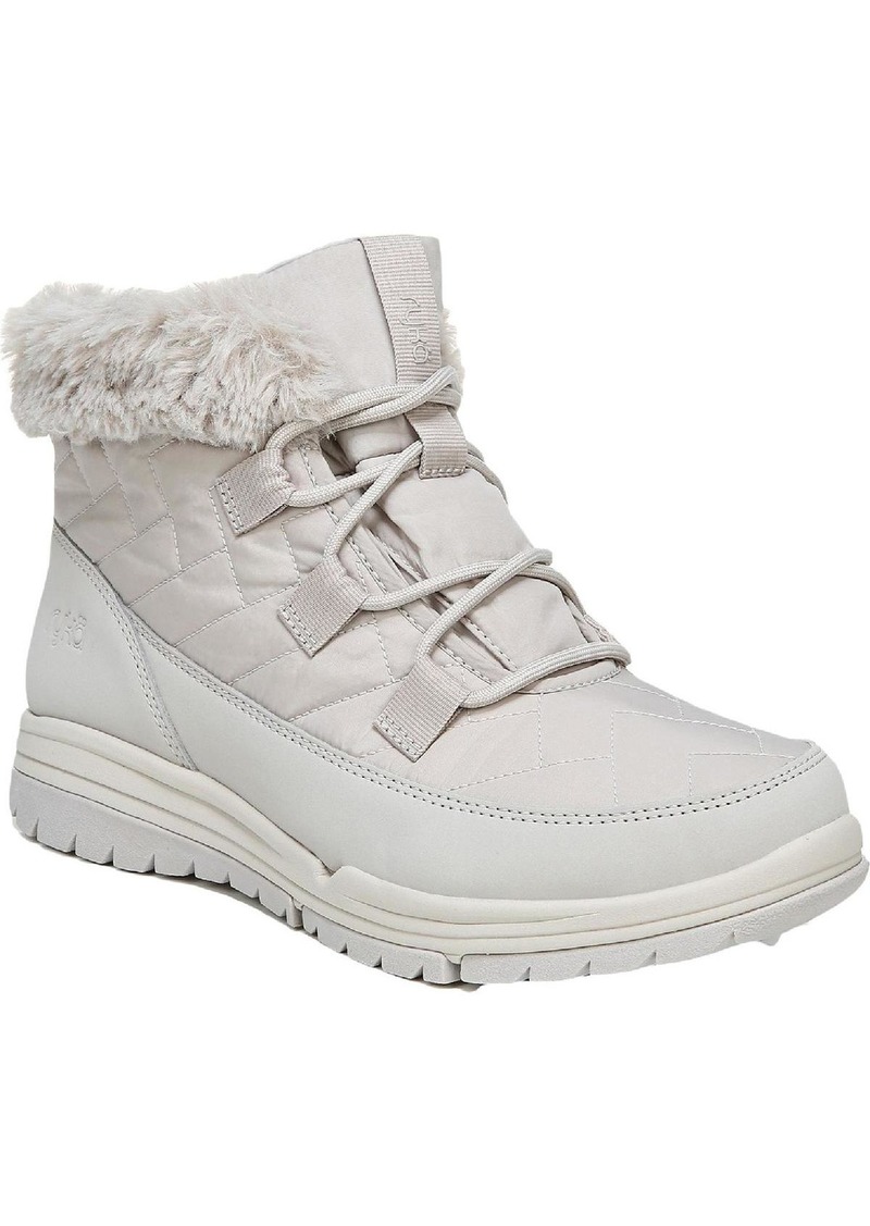 Ryka Aubonne Womens Faux Suede Faux Fur Lined Winter Boots