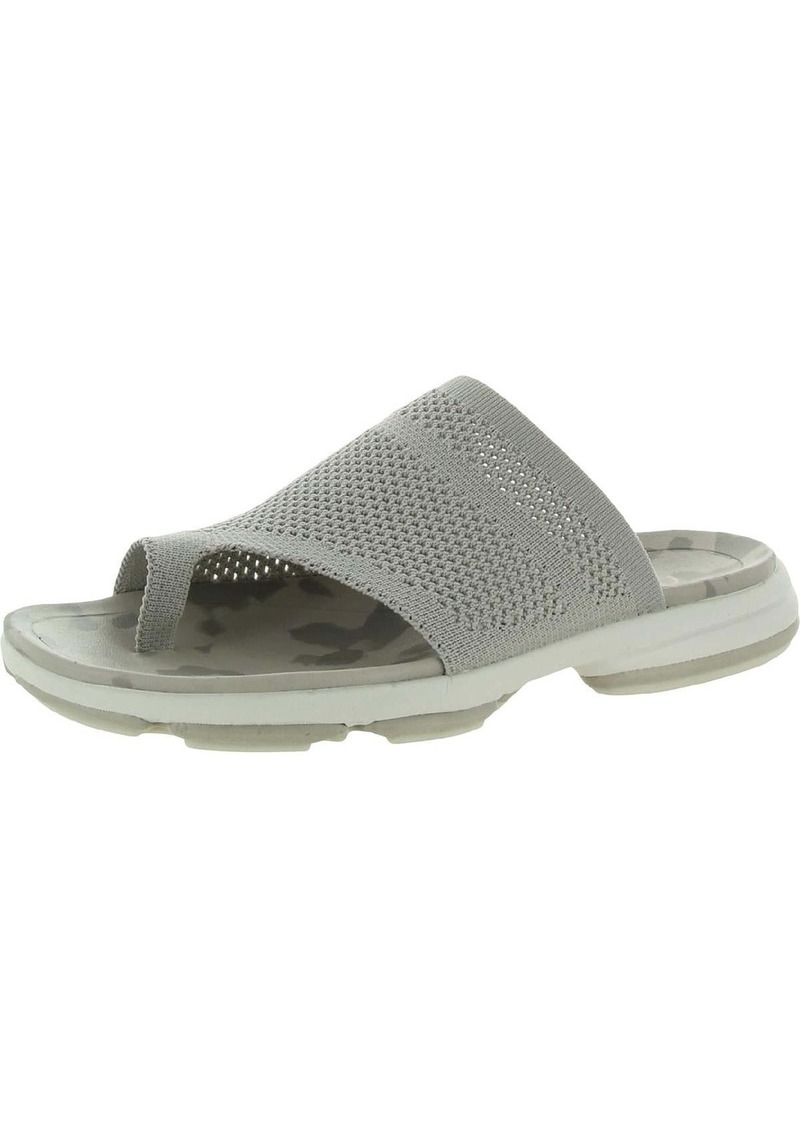 Ryka Desi Womens Knit Toe Loop Slide Sandals