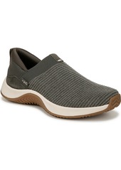 Ryka Premium Women's Encore Knit Plus Slip On Sneakers - Black Fabric