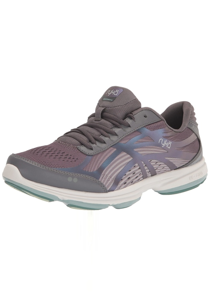 Ryka Women's Devotion Plus 3 Walking Shoe Grey Aqua