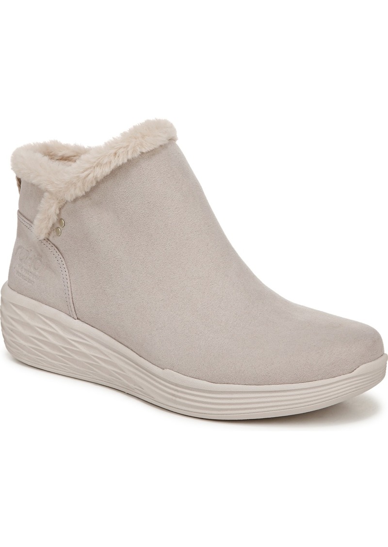 Ryka Women's Nimbus Water Resistant Cold Weather Booties - Chateau Taupe Fabric