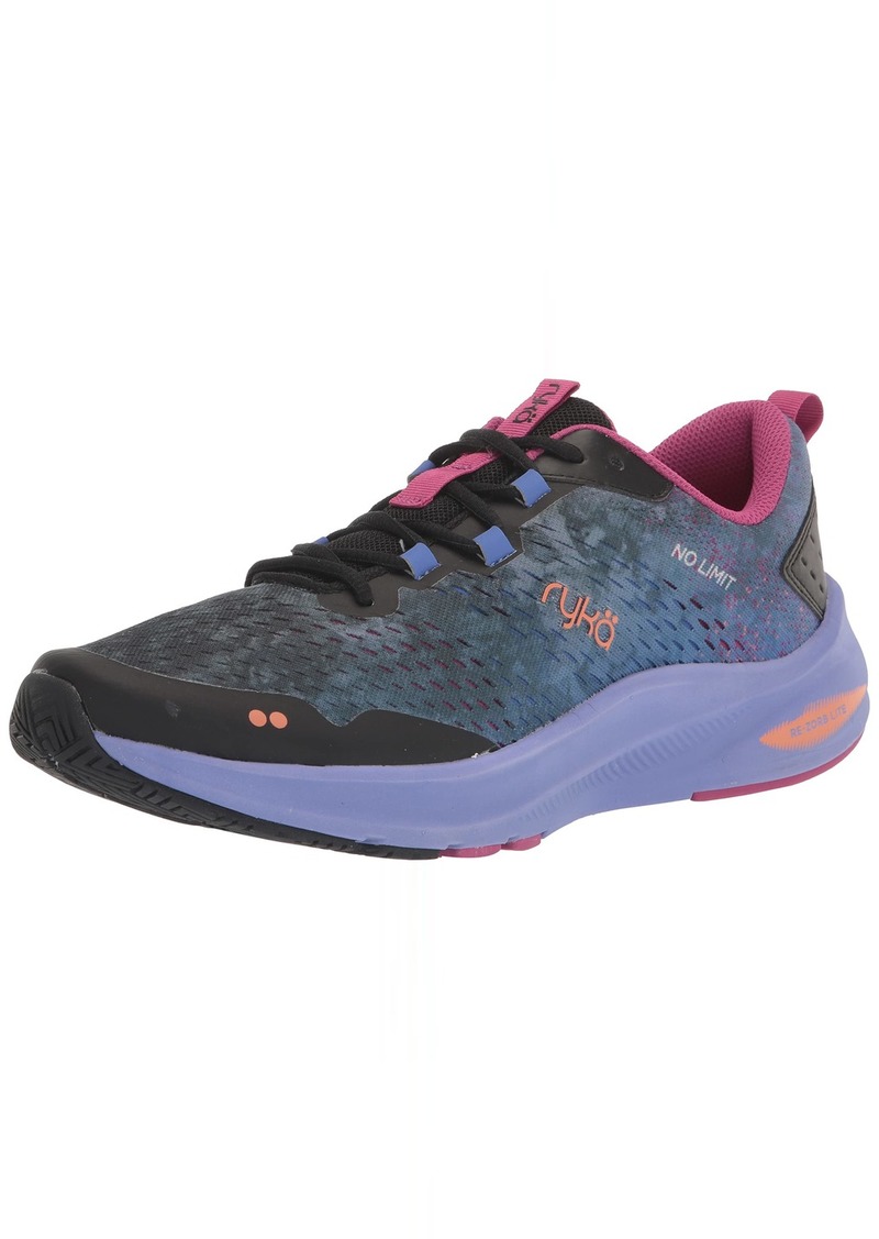 Ryka Womens No Limit Training Sneaker Black  US