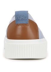 Ryka Women's Vista Slip On Slip-Ons - Blue Knit Fabric