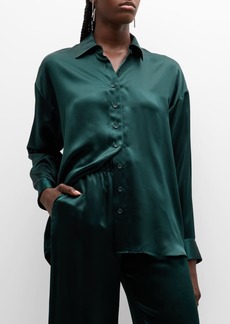 Sablyn Indiana Silk Button-Front Blouse 