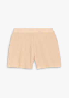 Sablyn - Gia ribbed cashmere shorts - Neutral - XS
