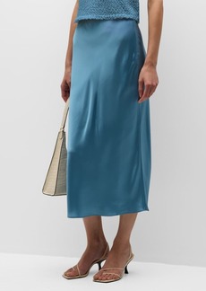Sablyn Silk Midi Skirt 