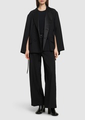Sacai Belted Double Breast Tailored Jacket