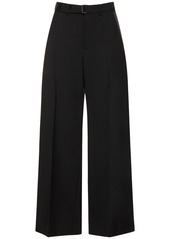 Sacai Belted Gabardine Wide Pants