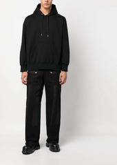 Sacai cotton drawstring hoodie