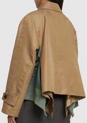 Sacai Cotton Gabardine & Nylon Twill Jacket