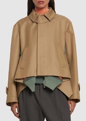 Sacai Cotton Gabardine & Nylon Twill Jacket