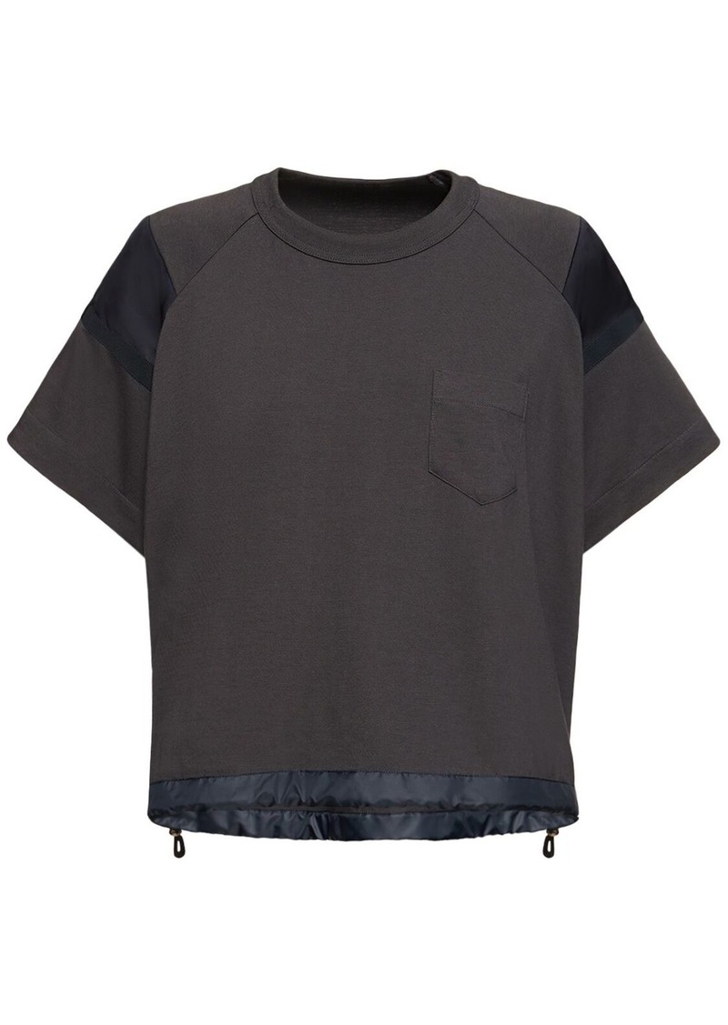 Sacai Cotton Jersey T-shirt