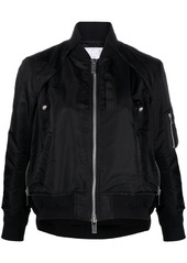 Sacai detachable-sleeve bomber jacket