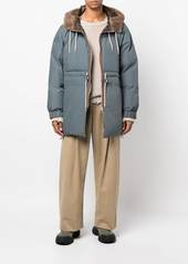 Sacai hooded padded coat