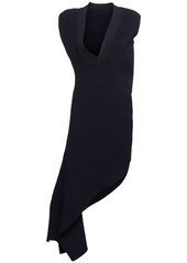 Sacai Knit Asymmetric Midi Dress