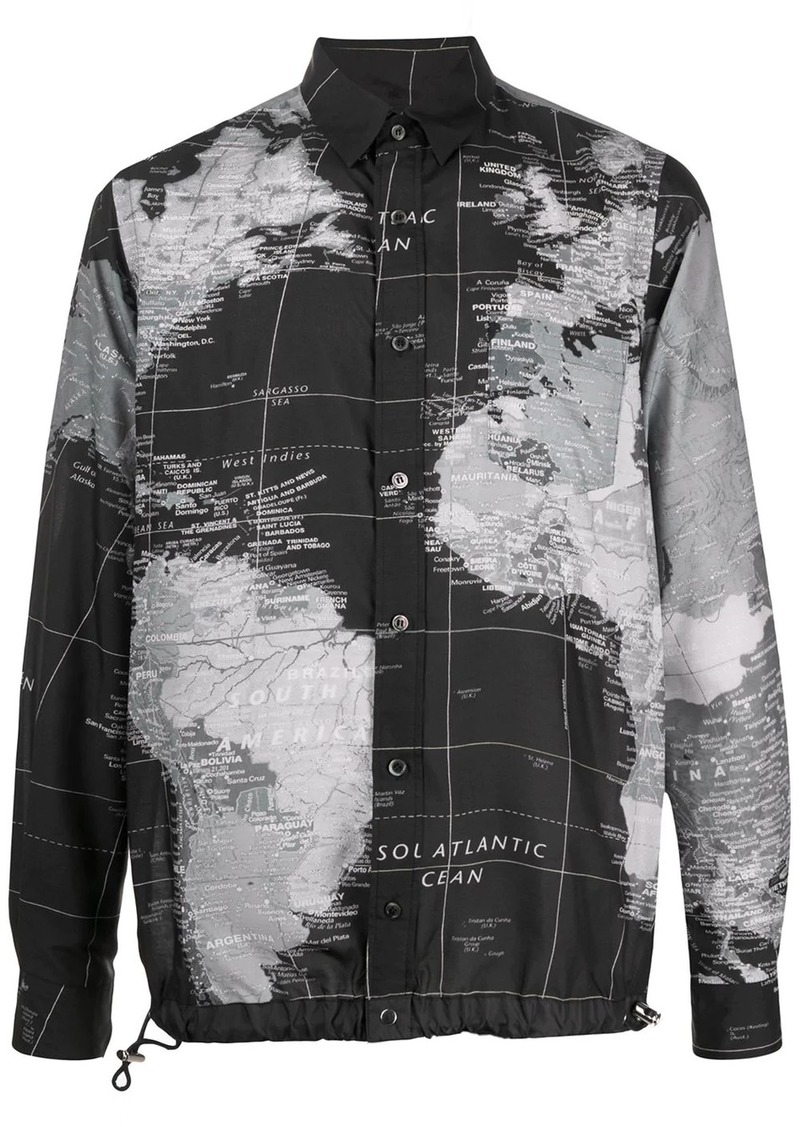 女性が喜ぶ♪ 新品 Sacai 20ss world map bomber jacket tdh