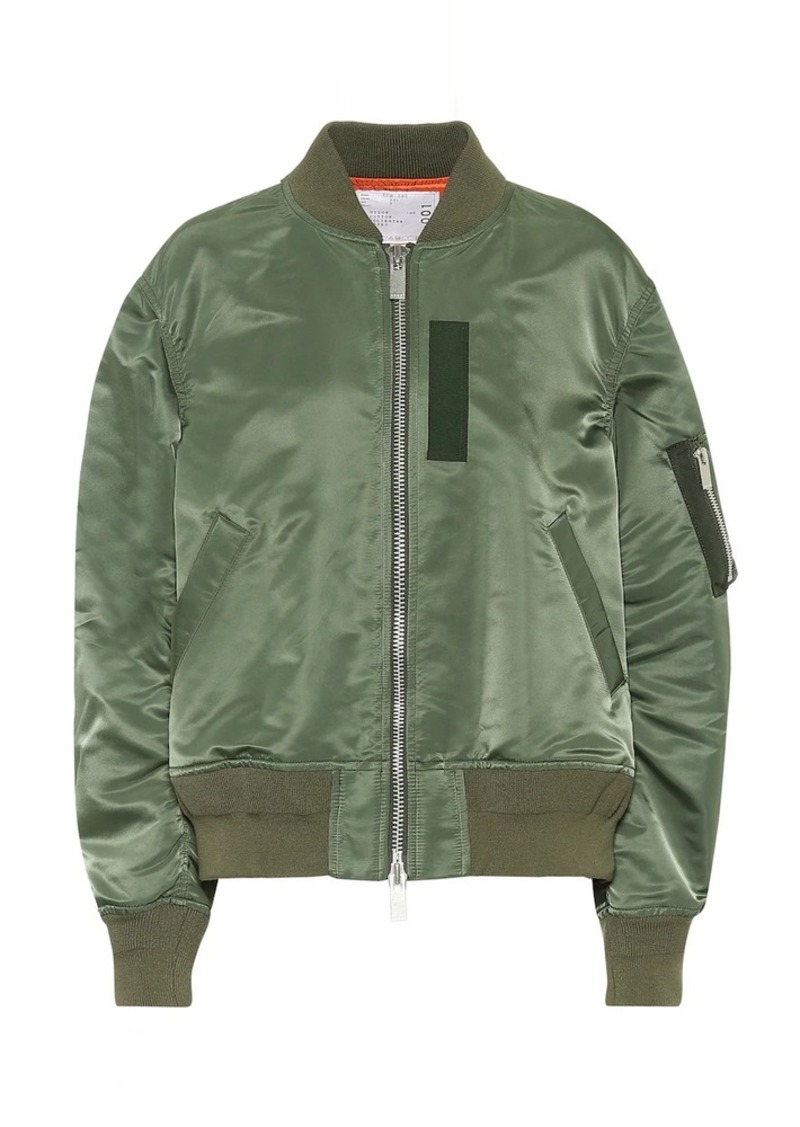 Sacai Nylon bomber jacket